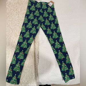 Mini Boden Glow in the Dark Christmas leggings or pajama pants